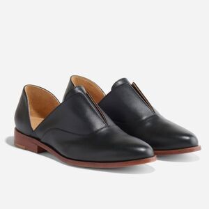 Nisolo Emma d'Orsay Oxford - Black Leather | Size 8